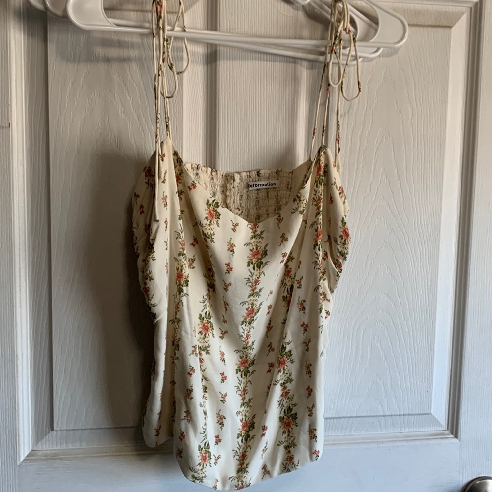 Reformation lupe top